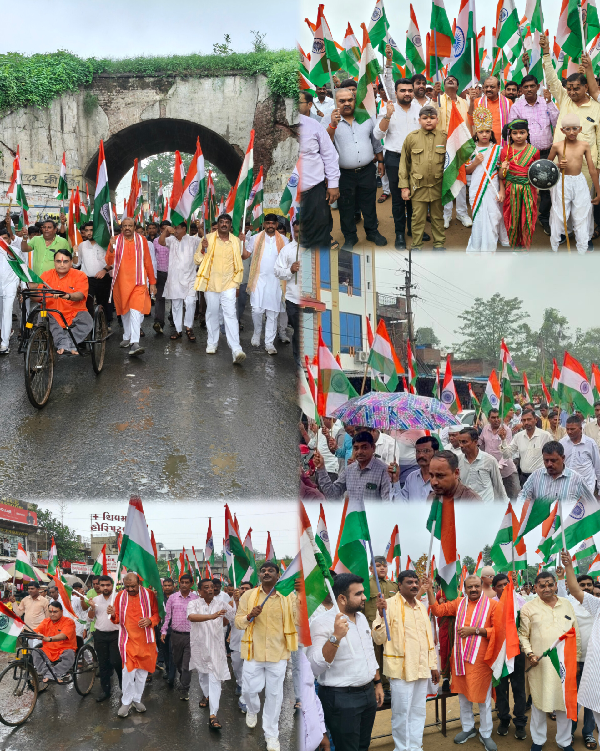 લીમખેડામાં દેશભક્તિના રંગે રંગાયું નગર, ભવ્ય તિરંગા યાત્રા યોજાઈ