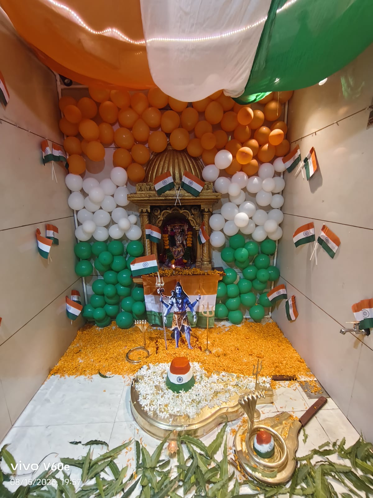 હંસનાથ મહાદેવ મંદિરે તિરંગા શણગારથી ભક્તિ અને દેશભક્તિનો સંગમ - Image 3
